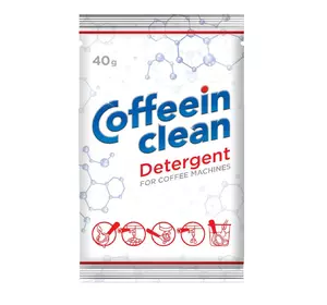 Средство порционное порошок для удаления кофейных масел 40 г Coffeein clean DETERGENT Средство порционное порошок для удаления кофейных масел 40 г Coffeein clean DETERGENT