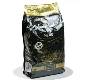 Кофе в зернах зерновой Ambassador Nero Амбассадор Неро 1 кг Оригинал Кофе в зернах зерновой Ambassador Nero Амбассадор Неро 1 кг Оригинал
