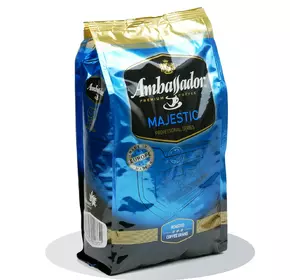 Кофе в зернах зерновой Ambassador Majestic Амбассадор Маджестик 1 кг Оригинал EU Кофе в зернах зерновой Ambassador Majestic Амбассадор Маджестик 1 кг Оригинал EU