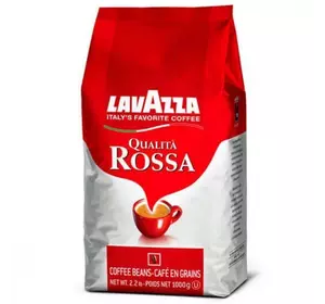 Кофе в зернах зерновой Lavazza Qualita Rossa 1 кг Лавацца Оригинал EU